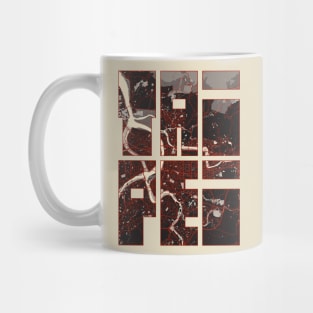 Taipei, Taiwan City Map Typography - Vector Mug